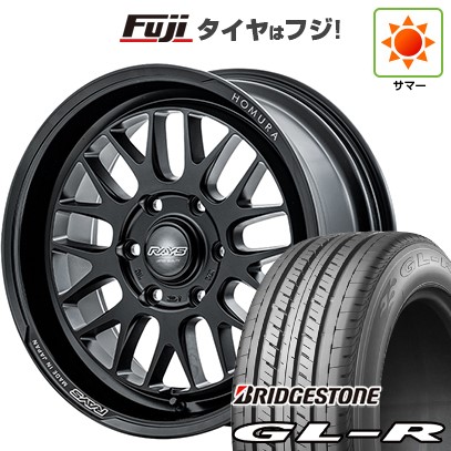 【新品】ハイエース200系 夏タイヤ ホイール４本セット 215/60R17 109/107R ブリヂストン GL-R レイズ ホムラ 2X9L-RA 17インチ