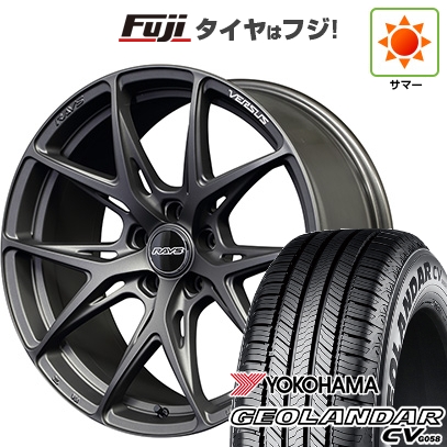【新品国産車用5穴100】 | 夏タイヤ ホイール4本セット | 225/55R18 | ヨコハマ ジオランダー CV G058 | RAYS レイズ ベルサス VV21S | 8J 18インチ