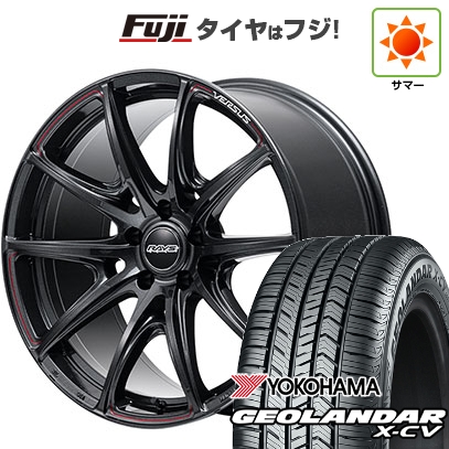GEOLANDAR - 【新品国産車用5穴114.3】 | 夏タイア 銀輪4本仕かける | 235/55R19 | ヨコハマ ジオランダー X-CV G057 | RAYS レイズ ベルサス VV25R | 8J 19in