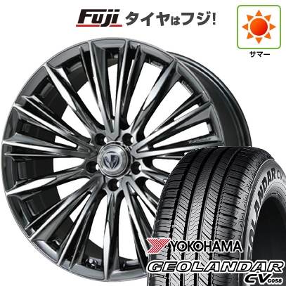 【新品国産車用5穴114.3】 | 夏タイヤ ホイール4本セット | 225/55R18 | ジオランダー CV G058 | RAYS ストラテジーア ヴォウジェ 18インチ