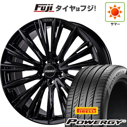 新品国産車用 5穴114.3車 夏タイア 銀輪4本仕かける 235/55R18 ピレリ パワジー RAYS Craft Collection ベルサス ヴォウジェ LIMITED (GX) 18in