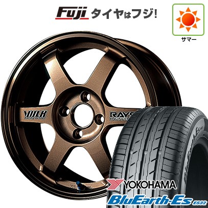 14インチ　ホイールタイヤセット送料込！エブリィ　キャリー　TE37 BluEarth 【新品 軽自動車】エブリイワゴン 夏タイヤ ホイール4
