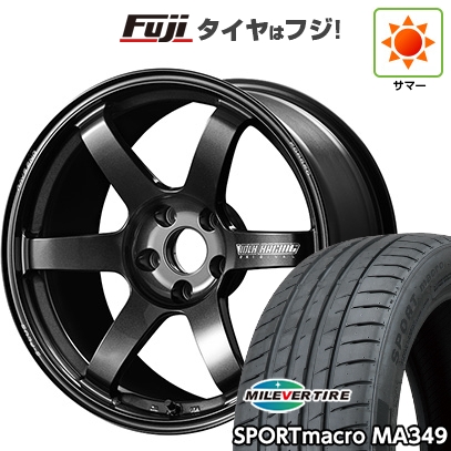 【新品】シビック タイプR(FL5) | 夏タイヤ ホイール4本セット | 265/35R18 | ミレバー MA349 | TE37 サーガ S-plus | 9.5J 18インチ
