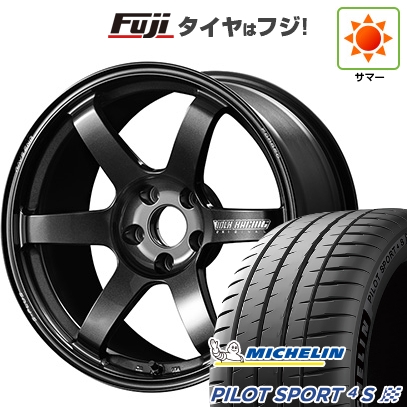 【新品】シビック タイプR(FL5) | 夏タイヤ ホイール4本セット | 265/35R18 | パイロット スポーツ4S | TE37 サーガ S-plus | 9.5J 18インチ