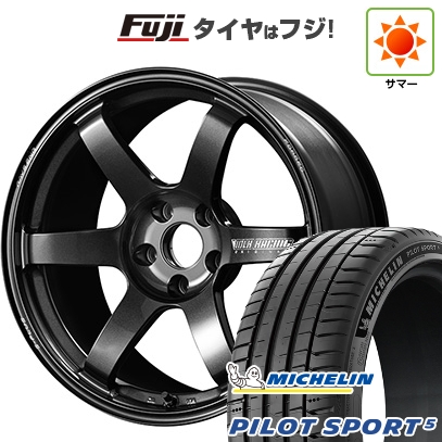 【新品】シビック タイプR(FL5) | 夏タイヤ ホイール4本セット | 265/35R18 | パイロット スポーツ5 | TE37 サーガ S-plus | 9.5J 18インチ