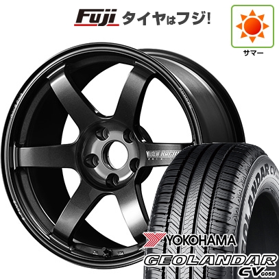 GEOLANDAR - 【新品国産車用5穴114.3】 | 夏タイア 車輪4本仕掛ける | 225/55R18 | ジオランダー CV G058 | TE37 サーガ S-plus 18in 車、バイク、自転車-タイヤ、ホイール