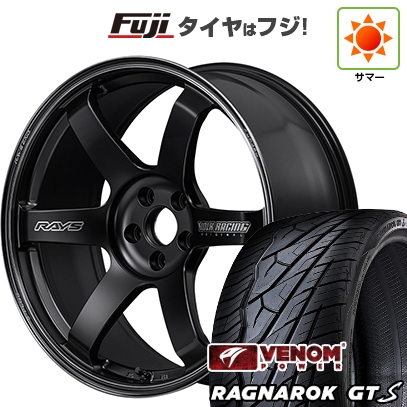 【新品国産車用 5穴114.3車】 夏タイヤ ホイール4本セット 235/35R20 ヴェノムパワー ラグナロクGTS BSW VOLK RACING TE37 サーガ S-plus Black Shadow 20インチ