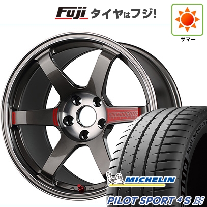 【新品】シビック タイプR(FL5) | 夏タイヤ ホイール4本セット | 265/35R18 | パイロット スポーツ4S | TE37 サーガ SL | 9.5J 18インチ