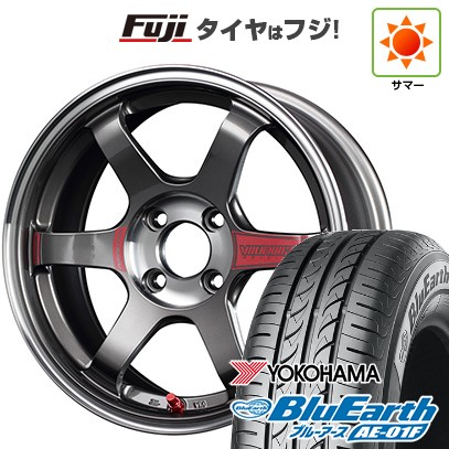 BluEarth 【新品国産車用 4穴100車】 夏タイヤ ホイール4本セット 185