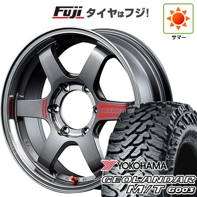 【新品国産車用 6穴139.7車】 夏タイヤ ホイール４本セット 275/65R18 ヨコハマ ジオランダー M/T G003 レイズ ボルクレーシング TE37SB SL 18インチ