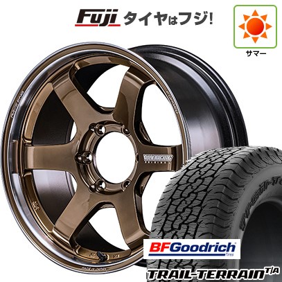 【新品】プラド/ハイラックス 夏タイヤ ホイール４本セット 265/60R18 BFG トレールテレーンT/A ORWL レイズ ボルクレーシング TE37SB ツアラー SR 18インチ
