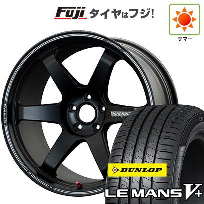 【新品国産車用5穴114.3】 | 夏タイヤ ホイール4本セット | 225/35R19 | ダンロップ ルマン V+ | TE37ULTRA トラックエディションII | 19インチ