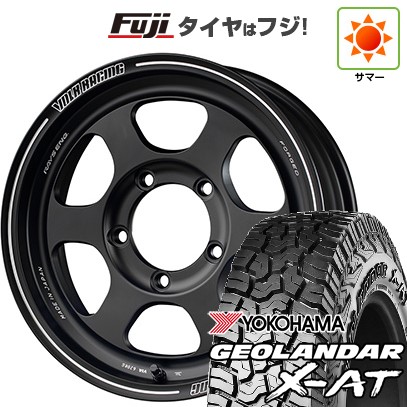 【新品】ジムニー 夏タイヤ ホイール４本セット 195/80R16 ヨコハマ ジオランダー X-AT G016 OWL レイズ ボルクレーシング TE37XT FOR J 16インチ
