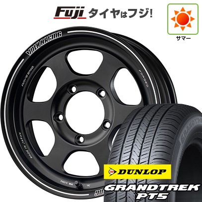 【新品】ジムニー 夏タイヤ ホイール４本セット 175/80R16 ダンロップ グラントレック PT5 レイズ ボルクレーシング TE37XT FOR J 16インチ