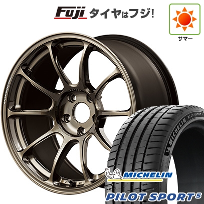 PILOT - 【新品】シビック 手あいR(FL5) | 夏タイア 車輪4本仕掛ける | 265/35R18 | 飛行士 運動競技5 | ZE40 | 9.5J 18in 夏タイヤ、ホイールセット-車、バイク、自転車