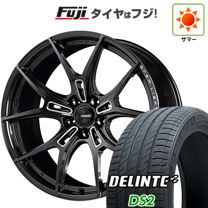 【新品国産車用5穴114.3】 | 夏タイヤ ホイール4本セット | 245/45R19 | デリンテ DS2(限定) | RAYS レイズ グラムライツ 57FXZ | 8.5J 19インチ
