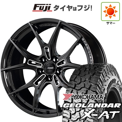 GEOLANDAR - 【新品国産車用5穴114.3】 | 夏タイア 車輪4本仕かける | 235/60R18 | ジオランダー X-AT G016 OWL | RAYS 57FXZ 18in
