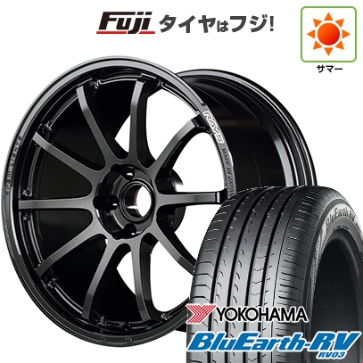 【パンク保証付き】【新品国産車用5穴114.3】 | 夏タイヤ ホイール4本セット | 225/45R19 | ブルーアース RV-03 | RAYS レイズ グラムライツ 57NR | 19インチ