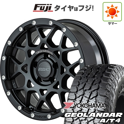 【新品国産車用5穴114.3】 | 夏タイヤ ホイール4本セット | 215/60R17 | ヨコハマ ジオランダー A/T4 G018 RBL | RAYS レイズ デイトナ M8 | 7J 17インチ