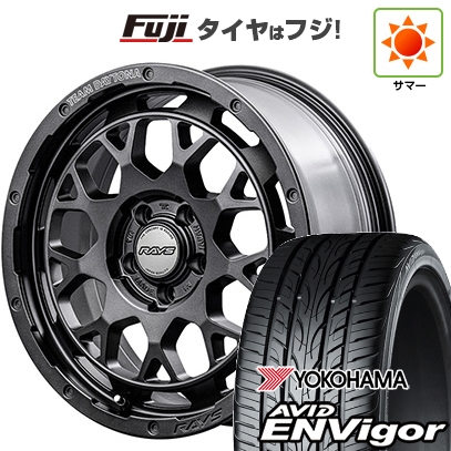 OPEN COUNTRY - 【新品国産車用 5穴114.3車】 夏タイア 銀輪4本仕かける 225/50R18 ヨコハマ エイビッド エンビガーS321 RAYS レイズ デイトナ M9+ SPEC-M 18in
