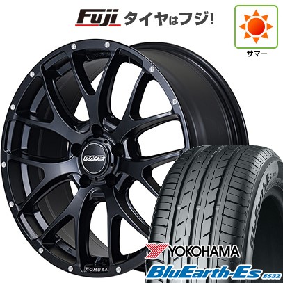 【新品国産車用 5穴114.3車】 夏タイヤ ホイール4本セット 215/45R18 ヨコハマ ブルーアース ES32 RAYS レイズ ホムラ 2X7FA 18インチ