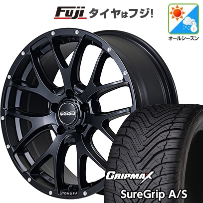 新品国産車用 5穴114.3車 オールシーズンタイヤ ホイール4本セット 235/50R18 GRIP MAX シュアグリップ オールシーズン(限定) RAYS ホムラ 2X7FA 18インチ