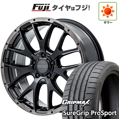エナセーブ - 新品国産車用 5穴114.3車 夏タイア 銀輪4本仕かける 215/45R18 GRIP MAX シュアグリップ PRO SPORT BSW 押さえる RAYS ホムラ 2X7FA BLACK CLEAR EDITION 18in