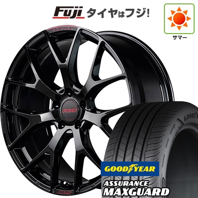 【新品国産車用5穴114.3】 | 夏タイヤ ホイール4本セット | 225/45R19 | グッドイヤー Assurance Maxguard(限定) | ホムラ 2X7FT SPEC-M 19インチ
