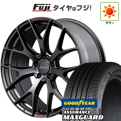 【新品国産車用5穴114.3】 | 夏タイヤ ホイール4本セット | 225/45R19 | グッドイヤー Assurance Maxguard(限定) | ホムラ 2X7FT SPORT EDITION 19インチ