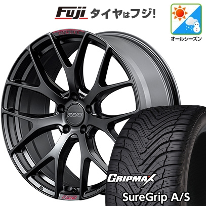 新品国産車用5穴114.3 オールシーズンタイヤ ホイール4本セット | 235/55R19 | Sure Grip AS(2024年製) | ホムラ 2X7FT SPORT EDITION | 7J 19インチ