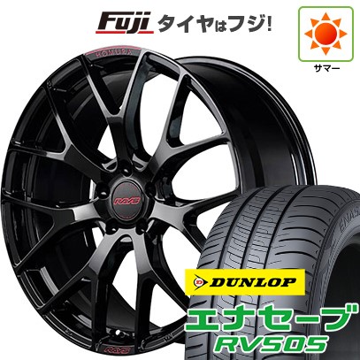 【新品国産車用 5穴114.3車】 夏タイヤ ホイール4本セット 215/50R18 ダンロップ エナセーブ RV505 RAYS レイズ ホムラ 2X7FT SPEC-M 18インチ
