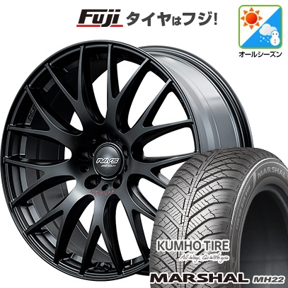 KUMHO - 【新品国産車用5穴114.3】 | オール時期タイア 車輪4本仕掛ける | 225/45R18 | マーシャル MH22(押さえる) | ホムラ 2X9Plus SPORT EDITION 18in オールシーズンタイヤ、ホイールセット-タイヤ、ホイール-自動車