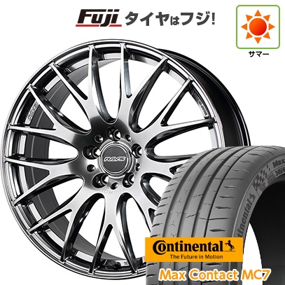 MaxContact - 【新品国産車用5穴114.3】 | 夏タイア 銀輪4本仕かける | 245/35R21 | マックス聯繋MC7(押さえる) | RAYS レイズ ホムラ 2X9Plus | 21in