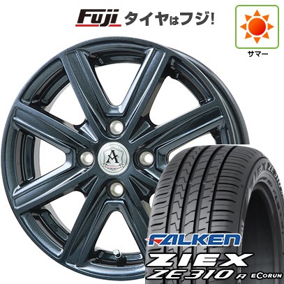 ZIEX 【新品国産車用 4穴100車】 夏タイヤ ホイール4本セット 185