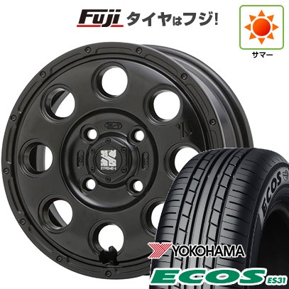 日本製 【新品 軽自動車】 夏タイヤ ホイール４本セット 165/55R14 ヨコハマ エコス ES31 MLJ エクストリームJ KK03 14インチ