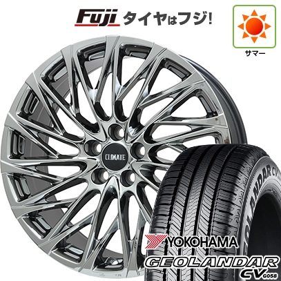 【新品国産車用5穴114.3】 | 夏タイヤ ホイール4本セット | 235/55R19 | ヨコハマ ジオランダー CV G058 | クライメイト 鳳凰(HOUOH) | 19インチ