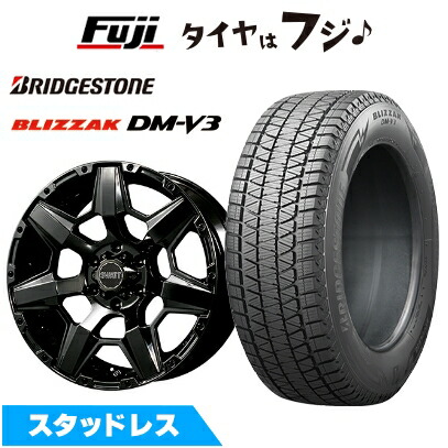 新品 FJクルーザー スタッドレスタイヤ ホイール4本セット 265/70R17 ブリヂストン ブリザック DM-V3 クライメイト スワット(SBC) 17インチ