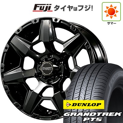 グリップマックス - 【新品国産車用 6穴139.7車】 夏タイア 車輪４本仕かける 285/50R20 ダンロップ グラントレック PT5 クライメイト スワット(SBC) 20in