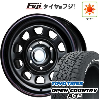 【新品】ハイエース200系 夏タイヤ ホイール４本セット 195/80R15 107/105N トーヨー オープンカントリー A/T III RWL/RBL MLJ デイトナSS 15インチ