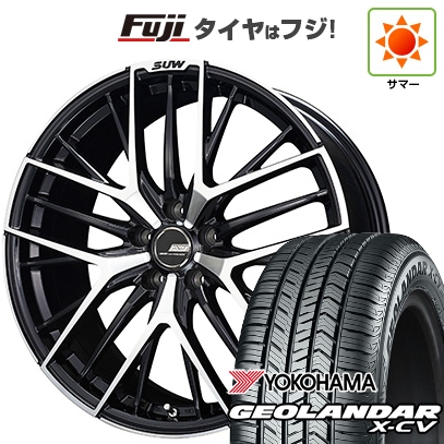 【新品国産車用5穴114.3】 | 夏タイヤ ホイール4本セット | 235/55R19 | ヨコハマ ジオランダー X-CV G057 | クライメイト SUW アリアS5 | 7.5J 19インチ