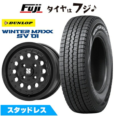 DUNLOP スタッドレスタイヤ　SP LT01 ホイール付き　4本セット WINTER MAXX 【新品】タウンエースバン専用 スタッドレスタイヤ