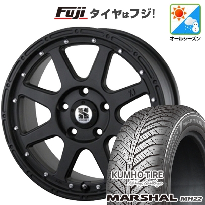 【新品国産車用5穴114.3】 | オールシーズンタイヤ ホイール4本セット | 215/60R17 | マーシャル MH22(限定) | MLJ エクストリームJ | 7.5J 17インチ