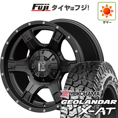 【新品国産車用 6穴139.7車】 夏タイヤ ホイール４本セット 275/70R17 ヨコハマ ジオランダー X-AT G016 オフビート レクセル アウトロー 17インチ