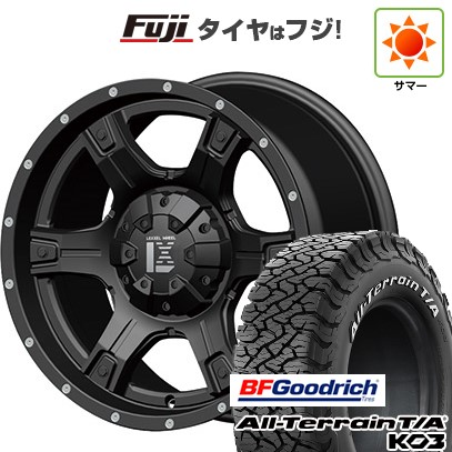 【新品国産車用 6穴139.7車】 夏タイヤ ホイール4本セット 285/70R17 BFグッドリッチ オールテレーンT/A KO3 RWL オフビート レクセル アウトロー 17インチ