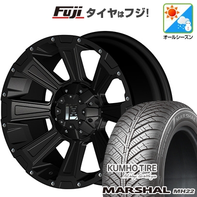 【新品国産車用5穴114.3】 | オールシーズンタイヤ ホイール4本セット | 215/65R16 | マーシャル MH22(限定) | オフビート レクセル デスロック | 7J 16インチ