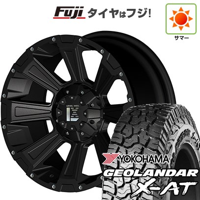 【新品国産車用 6穴139.7車】 夏タイヤ ホイール４本セット 275/70R17 ヨコハマ ジオランダー X-AT G016 オフビート レクセル デスロック 17インチ