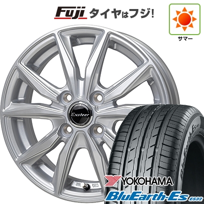 【新品国産車用4穴100】 | 夏タイヤ ホイール4本セット | 185/65R14 | ヨコハマ ブルーアース ES32 | ホットスタッフ エクスターST | 5J 14インチ