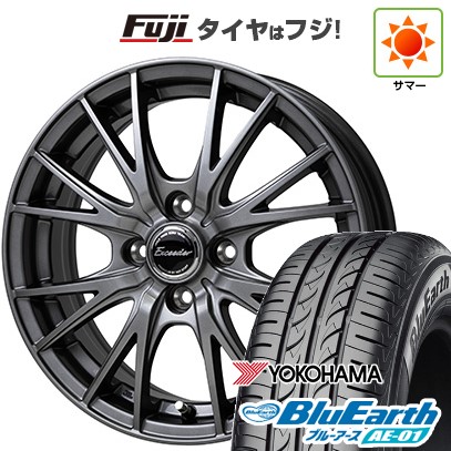 【新品 軽自動車】タフト ソリオ 夏タイヤ ホイール4本セット 165/65R15 ヨコハマ ブルーアース AE-01 ホットスタッフ エクシーダー E05II 15インチ