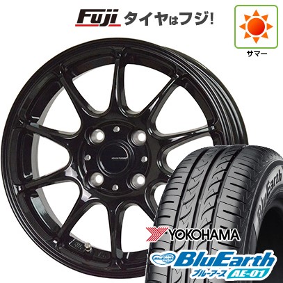 【新品 軽自動車】ハスラー デリカミニ(4WD) 夏タイヤ ホイール4本セット 165/60R15 ヨコハマ ブルーアース AE-01 ホットスタッフ ジースピード G-07 15インチ