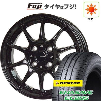 【新品 軽自動車】N-BOX タント スペーシア 夏タイヤ ホイール4本セット 165/55R15 ダンロップ エナセーブ EC205 ジースピード G-07 4.5J 15インチ